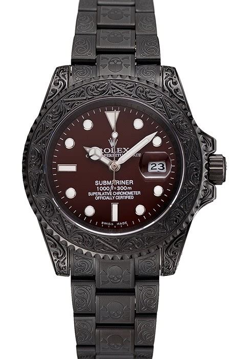 rolex submariner skull limited edition black|Rolex Submariner value chart.